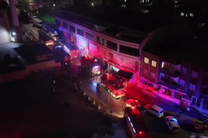 Bursa'da depoda yangın paniği