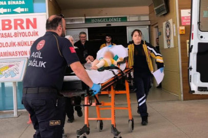 Bursa'da 9 aylık bebek ağır yaralandı