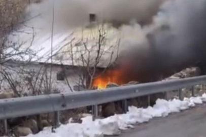 Bursa'da bağ evinde korkutan yangın