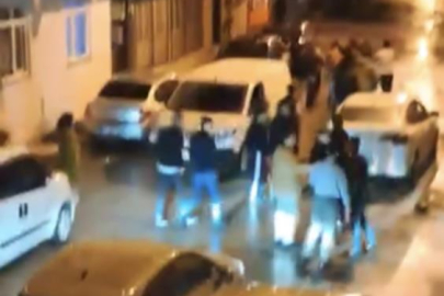 Bursa'da sokak ortasında meydan kavgası