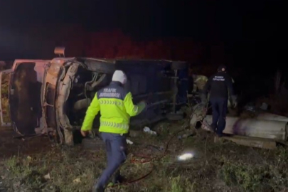 Bursa'da feci kaza: 1 ölü, 12 yaralı