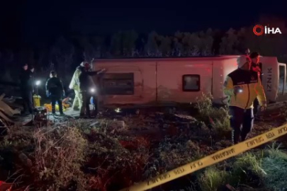 İznik'te feci kaza: 1 ölü, 12 yaralı