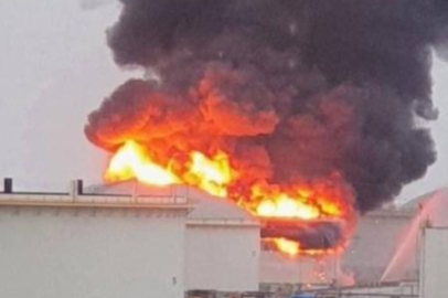 Bahreyn’e yapılan İran saldırıları yangına yol açtı