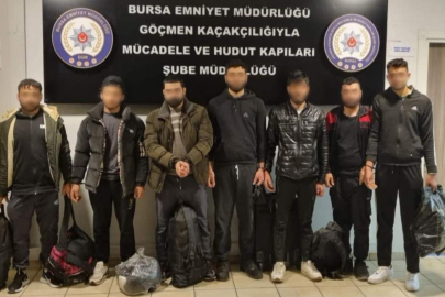 Bursa’da kiralık evde kaçak göçmen ağı çökertildi