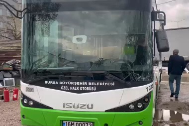 Bursa'da korkutan kaza: 2 yaralı