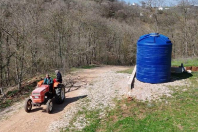 Kestel'den, 4 mahalleye 20 tonluk su deposu