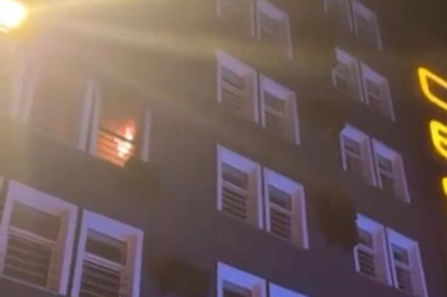 Bursa'da otel odasında yangın paniği