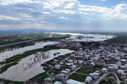 Karacabey Ovası sular altında kaldı