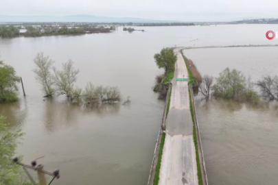 Karacabey Ovası sular altında kaldı