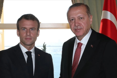 Macron, Cumhurbaşkanı Erdoğan ile görüştü