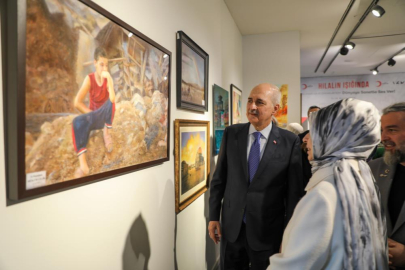 TBMM Başkanı Kurtulmuş, "Hilal'in Işığında" sergisinin açılışına katıldı