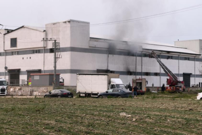 Bursa'da mobilya fabrikasında yangın paniği