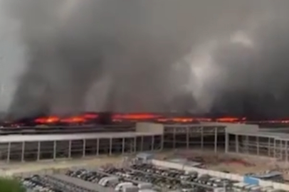 BYD'nin garajında korkunç yangın