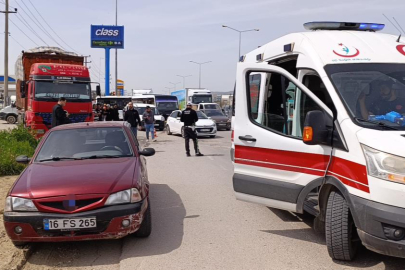 İnegöl’de zincirleme kaza: 5 yaralı