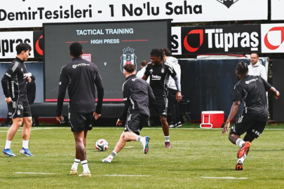 Beşiktaş kondisyon ve taktik çalıştı
