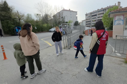 Okul önlerinde sıkı denetim