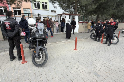 Okullarda huzurun sağlanması için ekipler görev başında