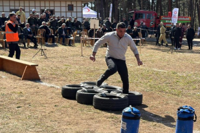 Ormancılar kıyasıya yarıştı