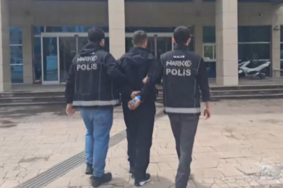 Kuyuya saklanan uyuşturucu hükümlüsü tutuklandı