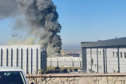 Fabrikada yangın paniği