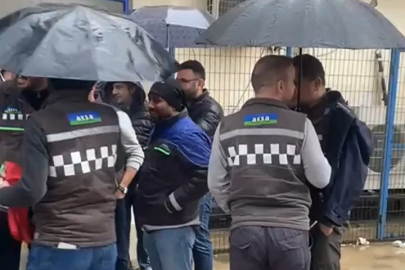 Bursa'da Aksa Doğalgaz işçilerinden iş bırakma eylemi