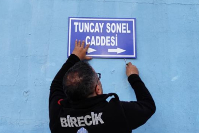 Tuncay Sonel'in ismi caddelerden kaldırıldı