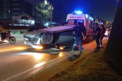 Osmangazi'de korkutan kaza: 1 yaralı