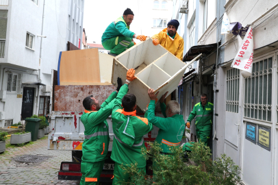 Osmangazi’de çöp eve anında müdahale