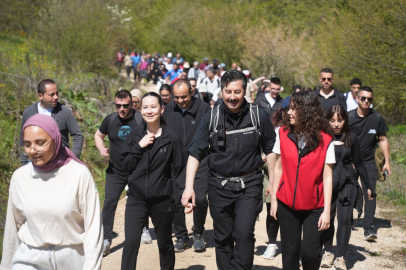 Doğa yürüyüşüne Yenişehirlilerden büyük ilgi
