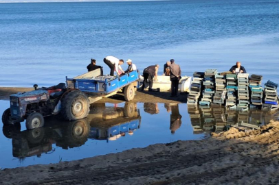İznik Gölü’ndeki bereketli sezon, yüzleri güldürdü