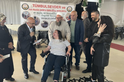 Bursa'da engelli aracı dağıtım töreninde duygulandıran anlar