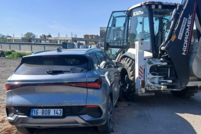 İnegöl'de korkutan kaza: 1 yaralı