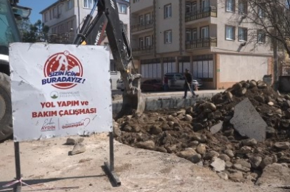 Osmangazi’den Hamitler’e 300 tonluk asfalt desteği