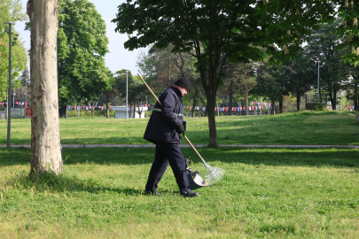Osmangazi’de yeşil alanlarda titiz temizlik