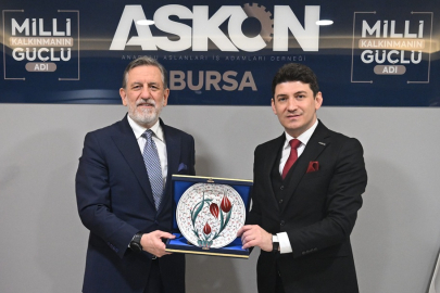 BTSO Başkanı İbrahim Burkay, ASKON’un konuğu oldu