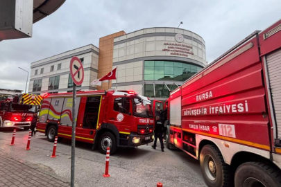 Bursa’da hastanede yangın paniği