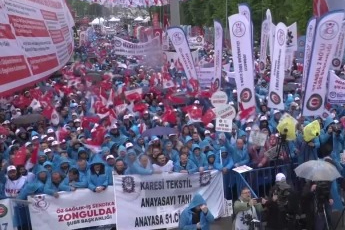HAK-İŞ Başkanı Arslan: Türkiye'nin bütün meydanları Taksim'dir