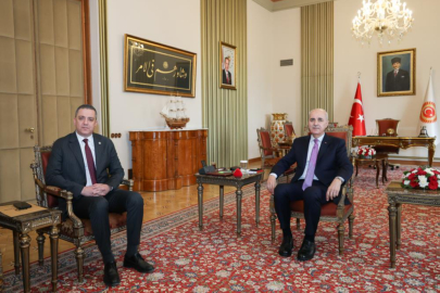 Numan Kurtulmuş, Sağkan ve beraberindeki heyeti kabul etti