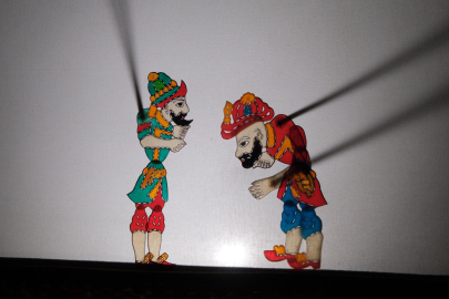 Yıldırımlı çocuklar Hacivat ve Karagöz'le buluştu