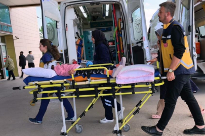 İnegöl'de balkonda başına mermer düşen çocuk ağır yaralandı