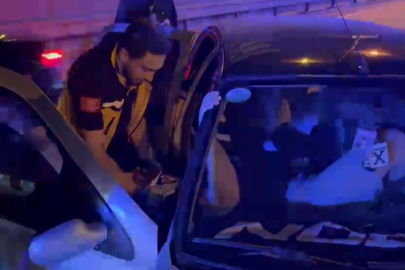 Bursa'da kontrolden çıkan otomobil bariyere çarptı: 1 yaralı