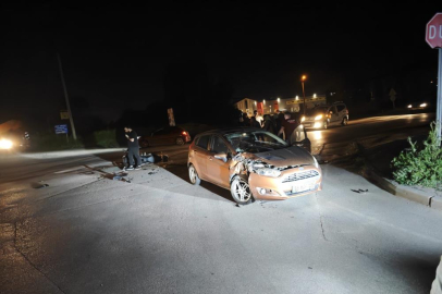 Bursa'da korkutan kaza: Motosiklet sürücüsü ağır yaralandı