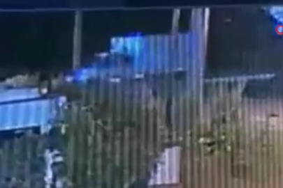 Bursa'daki feci kaza anı kamerada