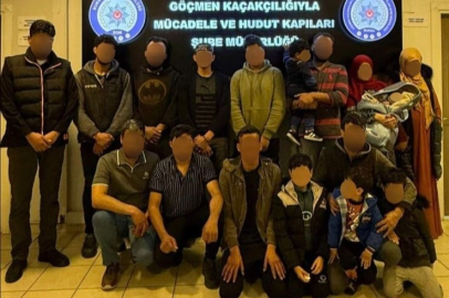 Bursa'da 18 kaçak göçmen yakalandı
