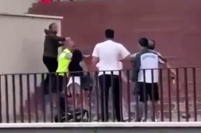 Torreira’ya saldırının ardından yaşanan kargaşa kamerada