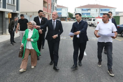 Ertuğrulgazi Mahallesi'nde asfalt çalışmalar tamamlandı