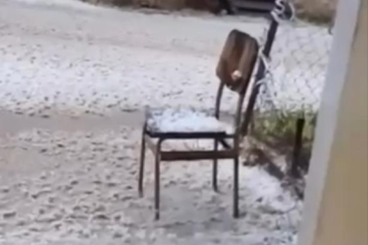 Bursa’da ceviz büyüklüğünde dolu yağdı