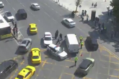 Ticari aracın çarptığı polis ağır yaralandı