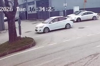 Bursa'da korkutan kaza kamerada