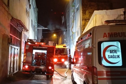 Bursa'da tekstil atölyesinde korkutan yangın